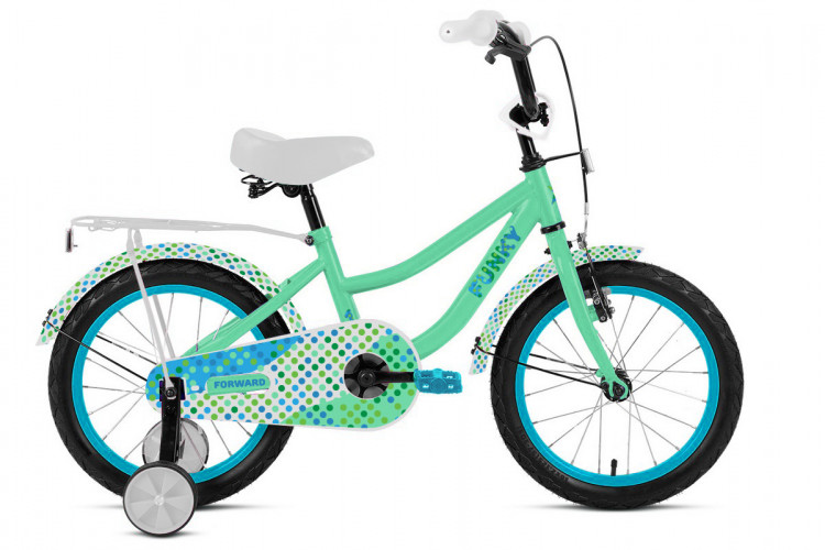 Велосипед FORWARD FUNKY 18 (18" 1 ск.) 2023, мятный