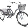 Велосипед STELS Energy-VI 26" VB (17"  Хром) с корзиной V010 QR
