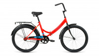 Велосипед ALTAIR CITY 24 FR (24" 1 ск. рост. 16") 2023, красный/голубой