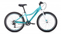 велосипед FORWARD JADE 24 1.0 (24" 7 ск. рост 13") 2019-2020, мятный