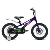 Велосипед FORWARD COSMO 18 (18" 1 ск.) 2023, темно-фиолетовый
