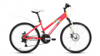 велосипед FORWARD IRIS 24 2.0 disc (24" 18ск) розовый матовый