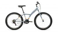Велосипед FORWARD DAKOTA 24 1.0 (24" 6 ск. рост. 13") 2022, темно-серый/оранжевый