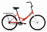 Велосипед ALTAIR CITY 24 PRESTIGE 24C-01 (24" 1 ск. рост. 16" скл.) 2022, красный