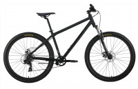 Велосипед FORWARD APACHE 27,5 2.0 D (27.5" 8 ск. рост. 15") 2024, черный-мат/черный