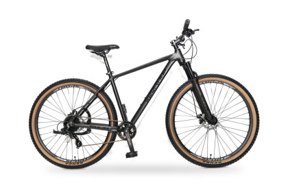 Велосипед SPORTRIDE MTB AL 29 D (8 ск., рост 21") черный мат 2026