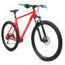 Велосипед FORWARD SPORTING 29 XX D (29" 9 ск. рост. 17") 2022, красный/синий
