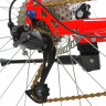 Велосипед FORWARD SPORTING 29 XX D (29" 9 ск. рост. 17") 2022, красный/синий