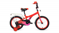 Велосипед FORWARD CROCKY 16 (16" 1 ск.) 2020-2021, красный/фиолетовый