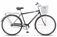Велосипед STELS Navigator-300 C (28", рост 20", Чeрный), арт. Z010 с корзинкой