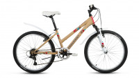 велосипед FORWARD IRIS 24 1.0 (24" 6 ск. рост 13") песочный матовый 2019