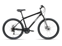 Велосипед ALTAIR MTB HT 26 2.0 D (26" 21 ск. рост. 19") 2022, черный/серый
