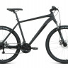 Велосипед FORWARD APACHE 27,5 2.2 D (27,5" 21 ск. рост. 17") 2022, черный матовый/черный