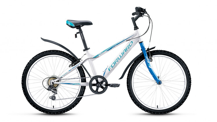 велосипед FORWARD TITAN 1.0 (24'' 6ск) белый 2017