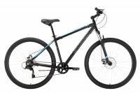 Велосипед Stark'22 Respect 29.1 D Microshift черный/синий 22"