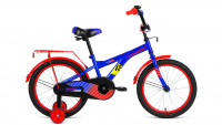 Велосипед FORWARD CROCKY 18 (18" 1 ск.) 2022, синий/красный