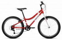 Велосипед ALTAIR MTB HT 24 1.0 PRESTIGE MTB HT 24 1.0 (24" 6 ск. рост. 12") 2022, красный