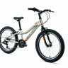Велосипед FORWARD TWISTER 20 1.0 (20" 7 ск. рост. 10") 2022, серый/оранжевый