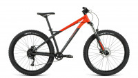 Велосипед FORMAT 1314 PLUS 27,5 (27,5" 9 ск. рост. L) 2023, черный-мат/красный-мат