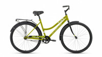 Велосипед ALTAIR CITY 28 low (28" 1 ск. рост. 19") 2022, зеленый/черный