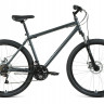 Велосипед ALTAIR MTB HT 27,5 2.0 disc (27,5" 21 ск. рост 19") 2020-2021, темно-серый/черный
