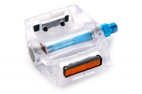 Педали Z-0911, EDC, основа: пластик прозрачный, ось: CR-MO, 90x95x28mm, 127g, 9/16", Z plus