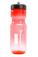 Фляга Squeezie, 700 мл,РР, -20C~100C, прозрачная, красная