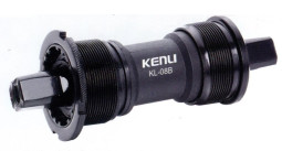 Полукартридж каретки 68х116мм KL-08B KENLI 1.37"х24tpi, ось под квадрат, стальной/пластиковый