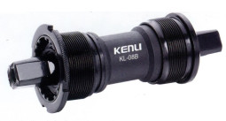 Полукартридж каретки 68х122мм KL-08B KENLI 1.37"х24tpi, ось под квадрат, стальной/пластиковый