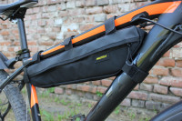 Велосумка под раму, серия Bikepacking, р-р 44х9х5 см, цвет черный, PROTECT