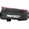 Велосумка на раму, р-р 19х9х10 см, цвет черный/красный, с карманом под телефон  PROTECT™