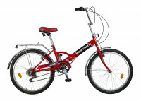 Велосипед NOVATRACK 24" складной красный FP 6- скор.  24FFP6PV.RD5