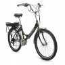 Электровелосипед E-FORWARD RIVIERA 24 E-250 (24" 6 ск. рост.  16", 30-35 км/ч, до 35 км, 10,4 Ah) 2022, черный