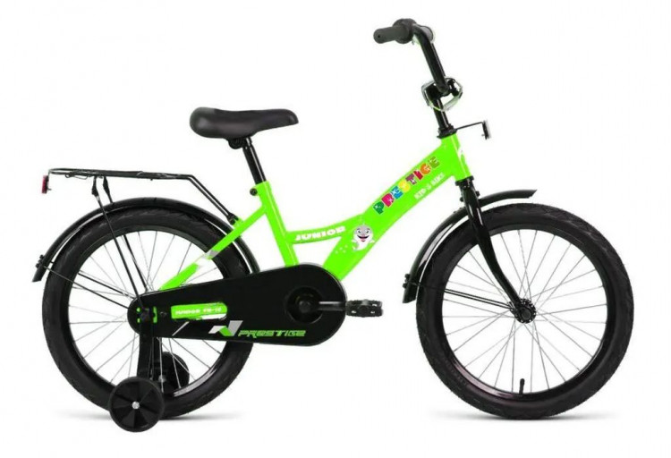Велосипед ALTAIR KIDS 18 PRESTIGE JUNIOR FN-18 (18" 1 ск.) 2022, ярко-зеленый