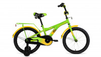 Велосипед FORWARD CROCKY 18 (18" 1 ск.) 2022, зеленый/желтый