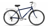Велосипед SKIF DORTMUND 28 2.0 (28" 7 ск.) 2022, темно-синий/белый