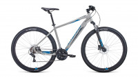 Велосипед FORWARD APACHE 29 3.0 HD (29" 21 ск. рост. 17") 2022, серый/синий