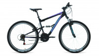 Велосипед FORWARD RAPTOR 27,5 1.0 (27,5" 18 ск. рост. 16") 2022, черный/фиолетовый