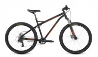Велосипед FORWARD FLASH 26 2.0 D (26" 8 ск. рост. 15") 2024, черный/оранжевый
