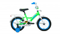 Велосипед ALTAIR KIDS 14 (14" 1 ск.) 2022, ярко-зеленый/синий