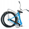 Велосипед FORWARD SEVILLA 26 1.0 (26" 1 ск. рост. 18.5" скл.) 2022, синий/серый