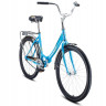 Велосипед FORWARD SEVILLA 26 1.0 (26" 1 ск. рост. 18.5" скл.) 2022, синий/серый