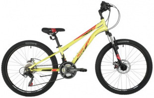 Велосипед NOVATRACK 24" ACTION зеленый, стальная рама 12", 18 скор., Shimano