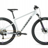 Велосипед FORWARD SPORTING 29 XX D (29" 9 ск. рост. 17") 2022, серебристый/фиолетовый