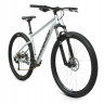 Велосипед FORWARD SPORTING 29 XX D (29" 9 ск. рост. 17") 2022, серебристый/фиолетовый