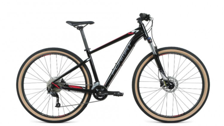 Велосипед FORMAT 1412 27.5 (27,5" 18 ск. рост M) 2020-2021, черный