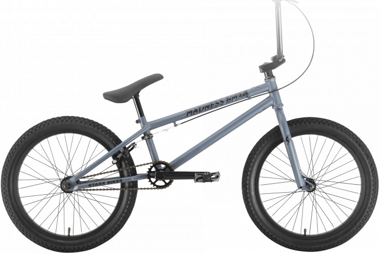 Велосипед Stark'21 Madness BMX 4 серый/черный