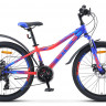 Велосипед STELS Navigator-410 MD 21-sp (12" Синий/неоновый/красный) V010