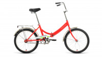 Велосипед FORWARD ARSENAL 20 1.0 (20" 1 ск. рост. 14" скл.) 2022, красный/зеленый