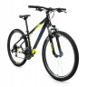 Велосипед FORWARD APACHE 27,5 1.2 (27,5" 21 ск. рост. 17") 2022, черный/желтый